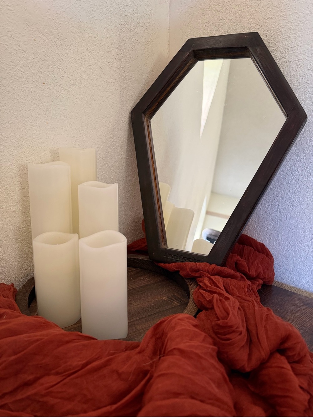 Handmade Coffin Mirror | TarRocks Alfredo Cardoza | Gothic Wall Decor